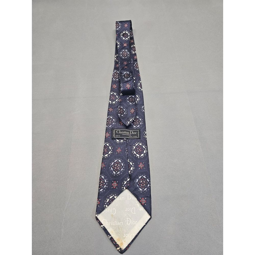 Christian Dior Cravates Silk Tie 55x3.5 Inch‎ - Picture 4 of 6
